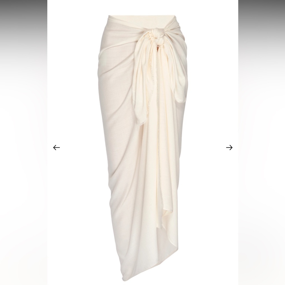 Monday Swimwear Amalfi Sarong Ivory